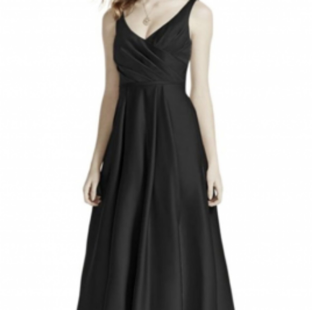 Long Satin Tank Ball Gown, size 6